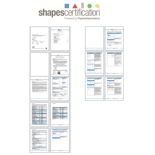 Shapes Certification Facilitator Guide - Sample Pages